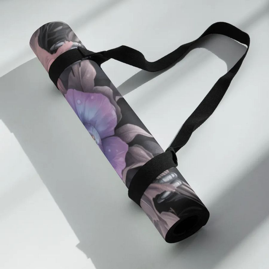 Black Premium Yoga Mat - Featuring Bird Mystery product image (8)