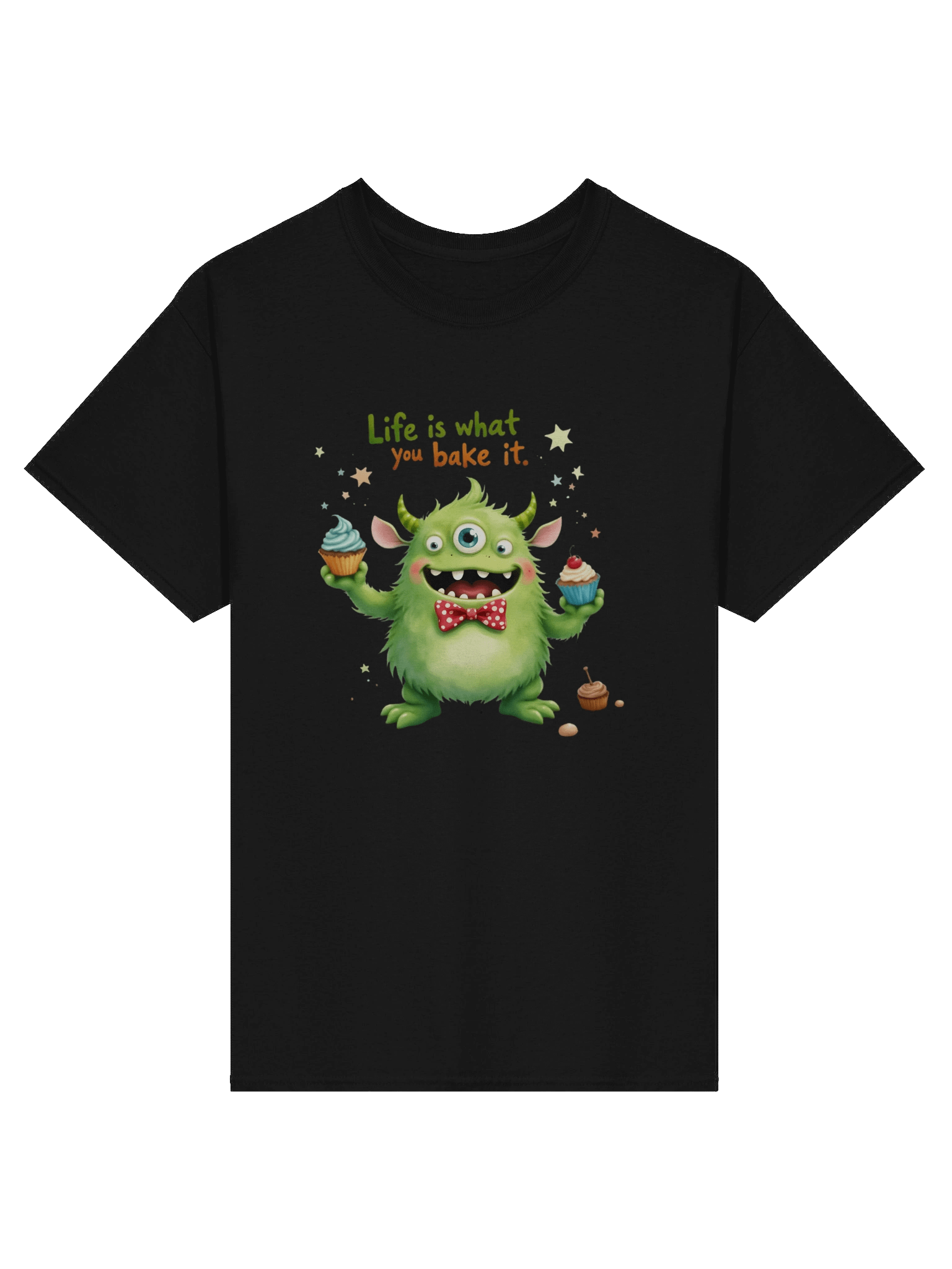 "Life is What You Bake It" Funny Baking Monster T-Shirt - Cute Baker Gift for Baking Lovers product image (5)