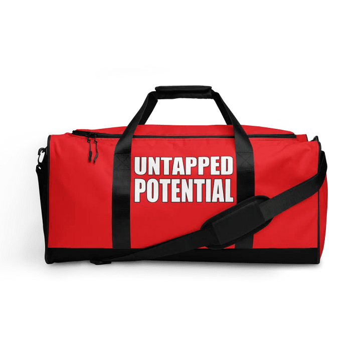 Untapped Potential Red Duffle Bag product image (1)