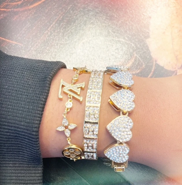 FASHION GOLD 3 PC LOVE BRACELET SET product image (1)