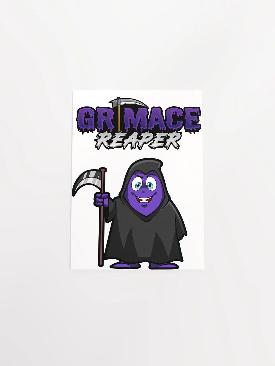 The Grimace Reaper Poster product image (4)