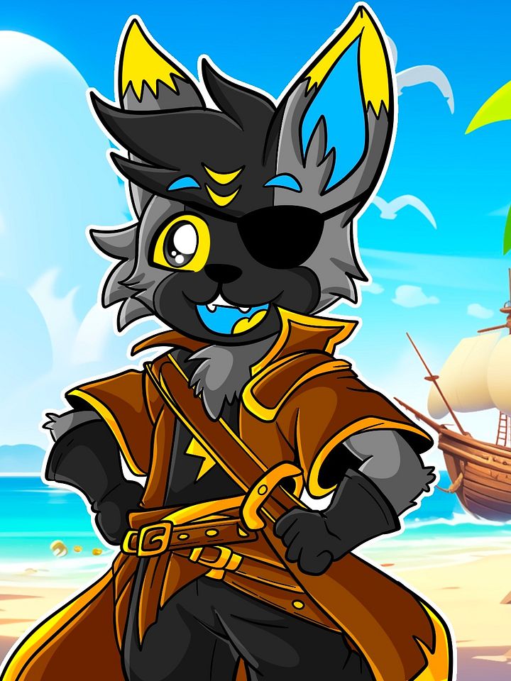ThunderFox Pirate Adventure Wallpaper/ Print product image (1)