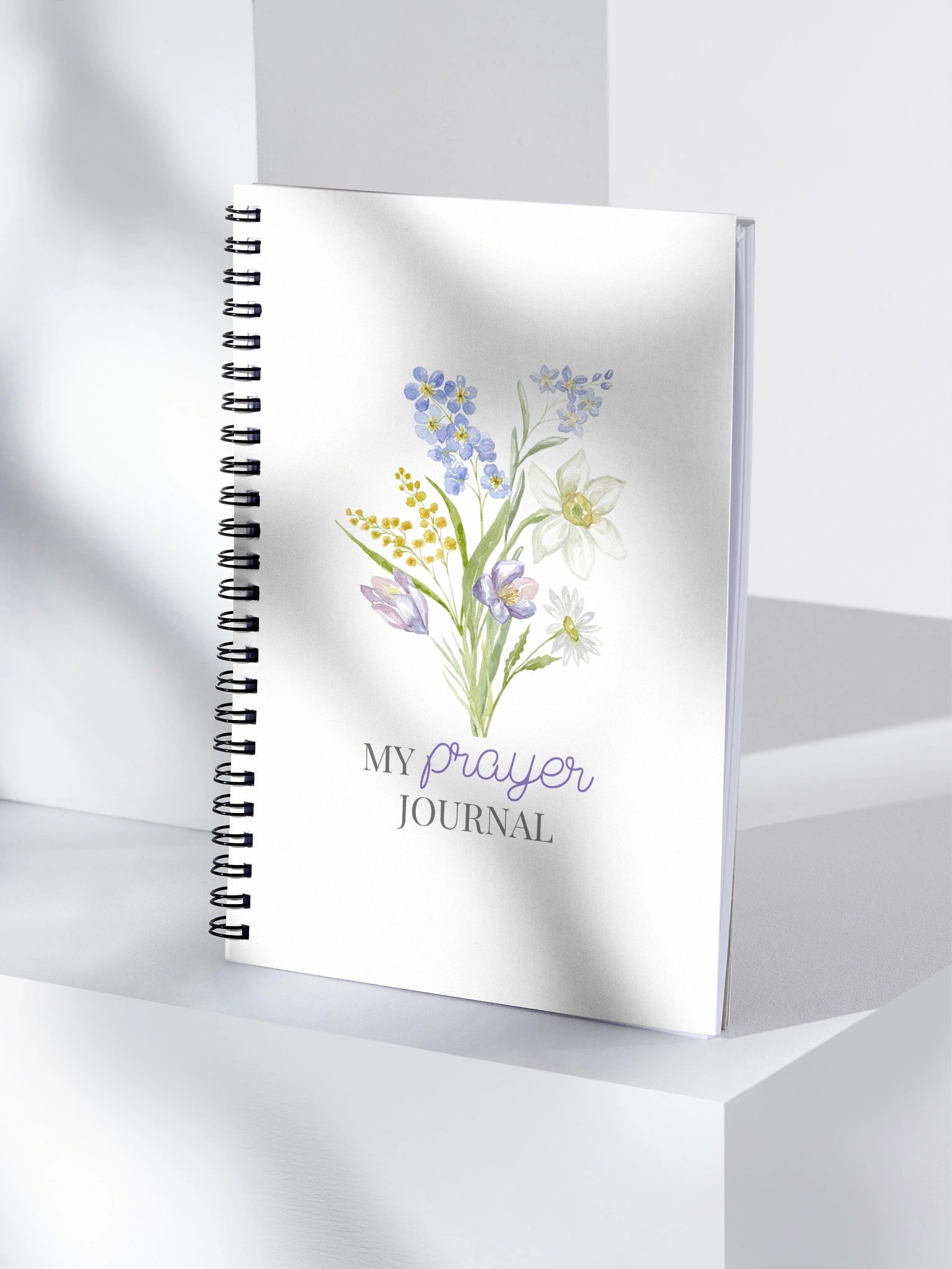 Floral Prayer Journal Spiral Notebook product image (4)