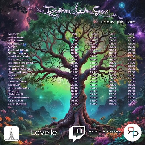 * Happening This Weekend on Twitch.tv *

Together We Grow Vol ii- is a party I put together every time we cross another 1000 ...