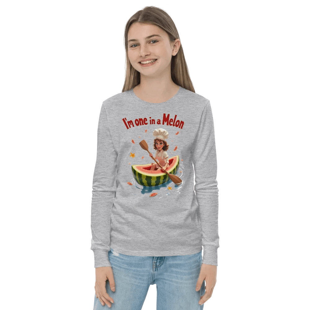 I'm One in a Melon Chef Youth Long Sleeve Tee product image (15)