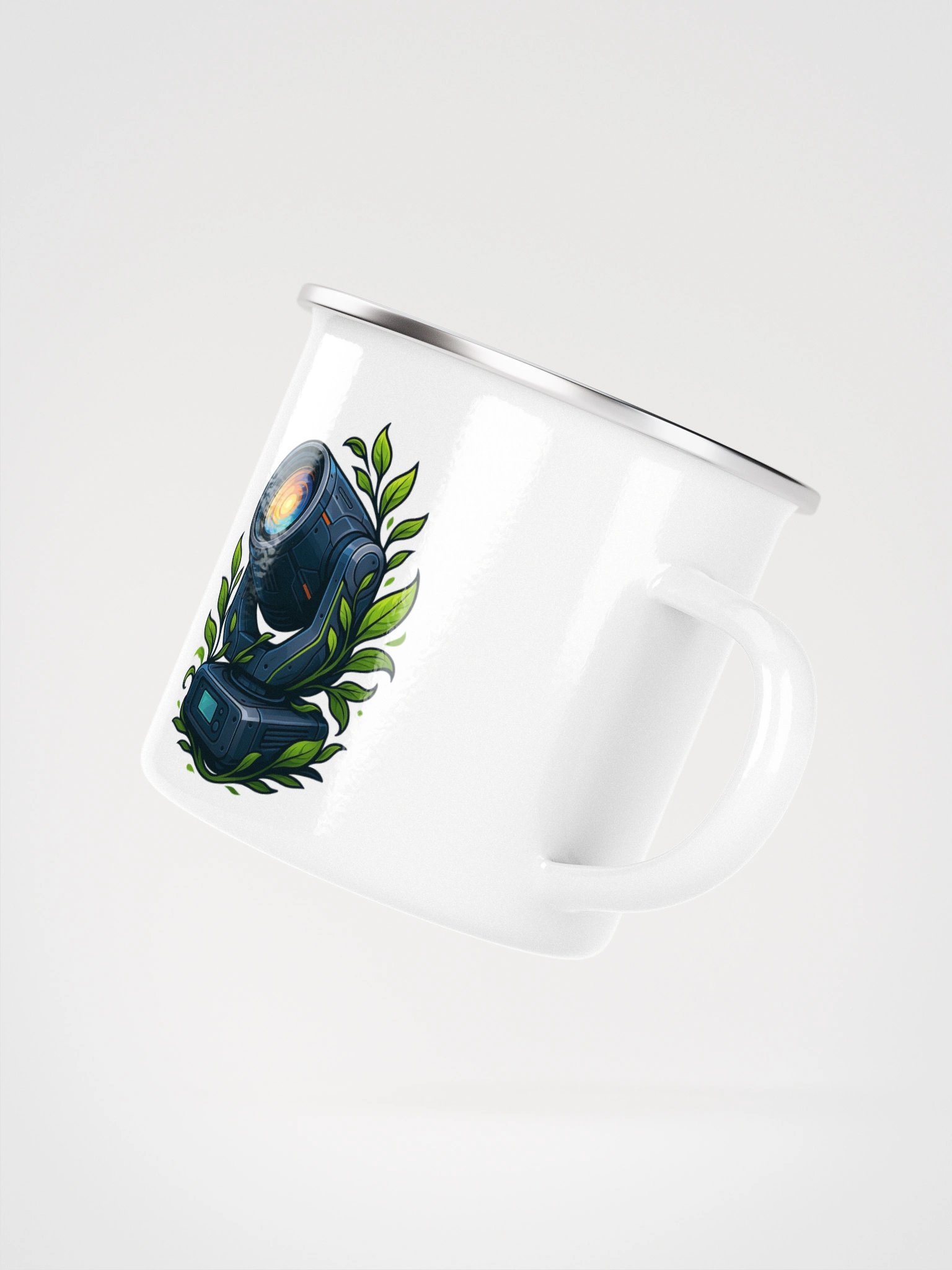 Theatrically Jerry: "Luminous Tea Leaves" Enamel Mug product image (3)