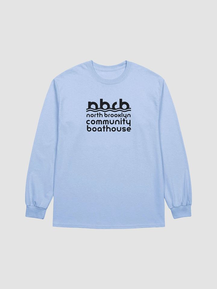 Gildan Long Sleeve Unisex Tee - Full Logo in Black product image (1)
