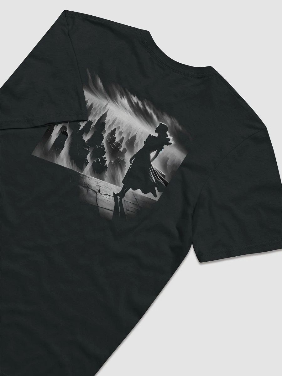 Rooftop Dreams Over Noir Cityscape (Womens Tee) product image (5)