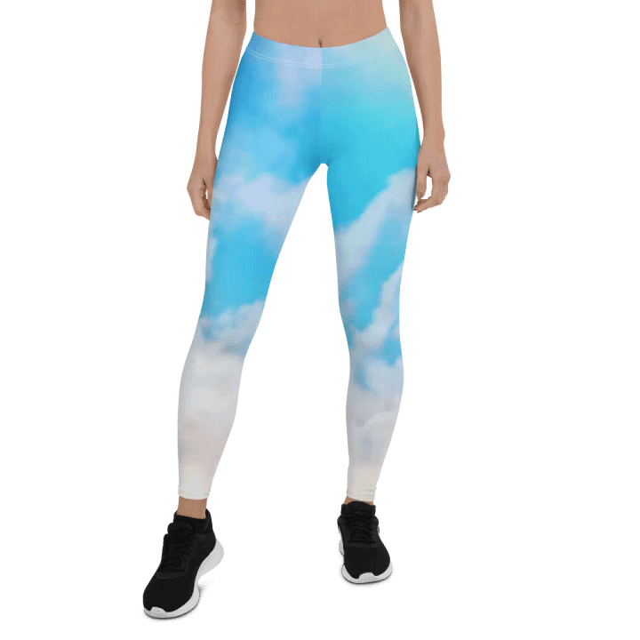Blur cloud rainbow Design Legging - V6 product image (1)