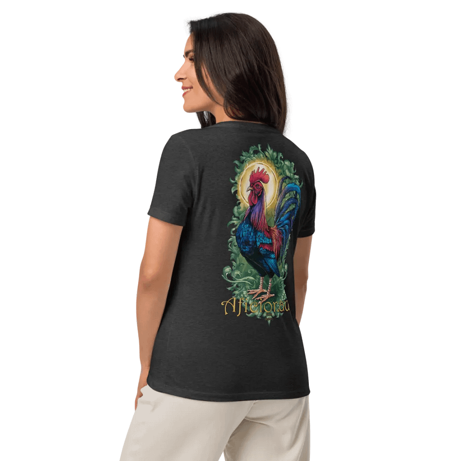 Back Print V-Neck women's cock aficionado T-shirt product image (44)