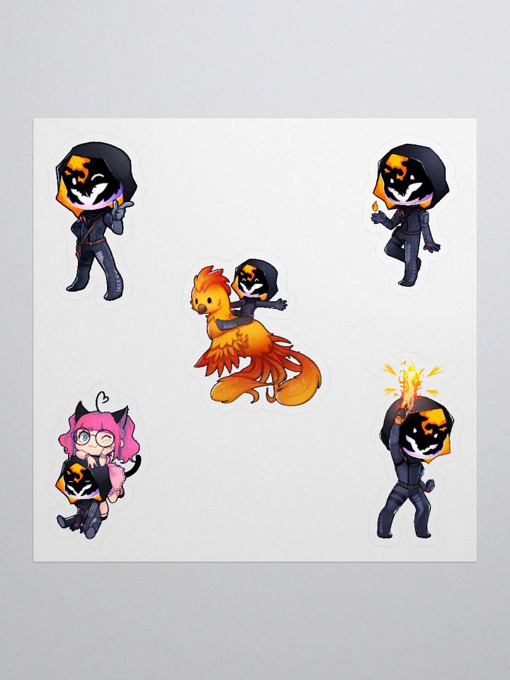 Chibi Collection Kiss Cut Sticker Sheet product image (1)