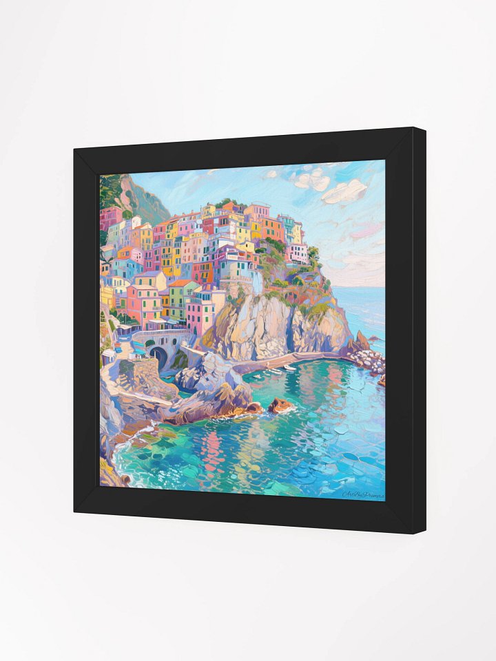 Monterosso al Mare Colorful House - Framed Poster product image (23)
