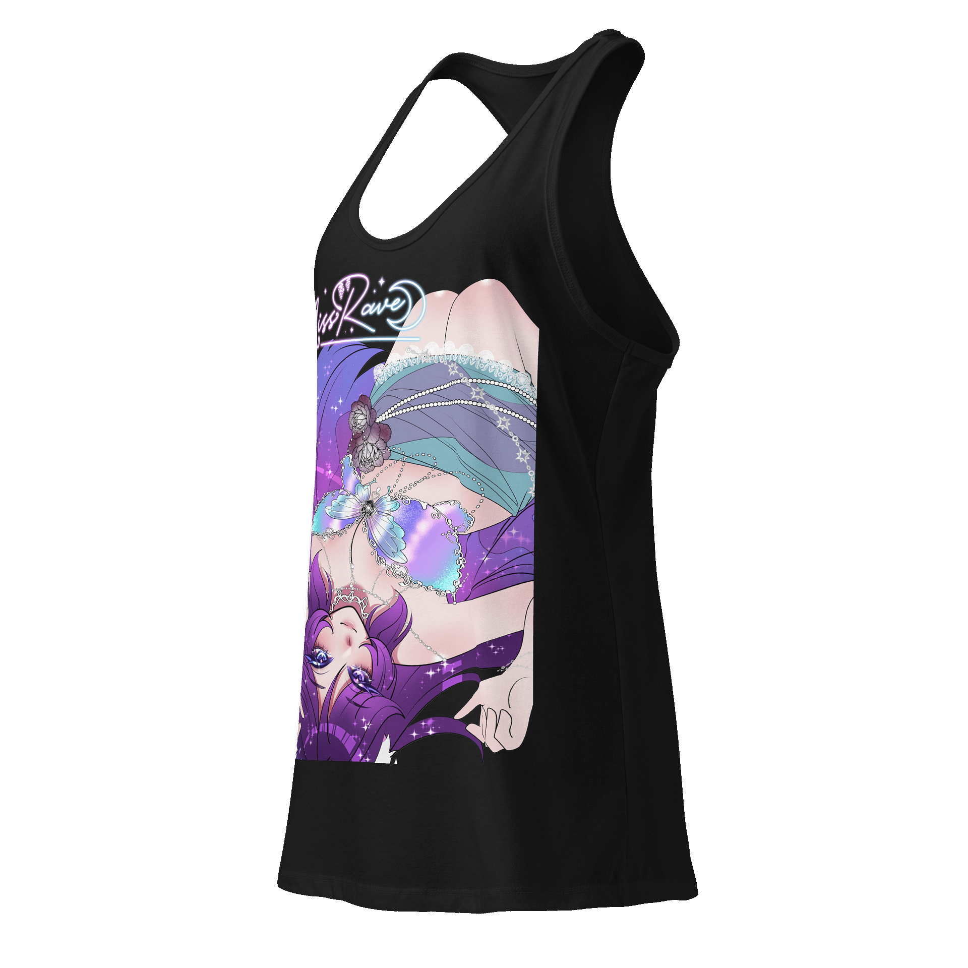 Miss Rave Celestial Beach Women's Razorback Tanktop product image (7)