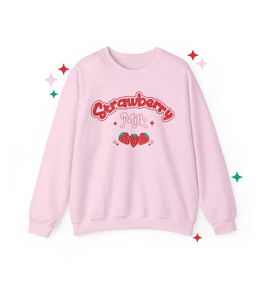 Strawberry milk sweatshirt sale