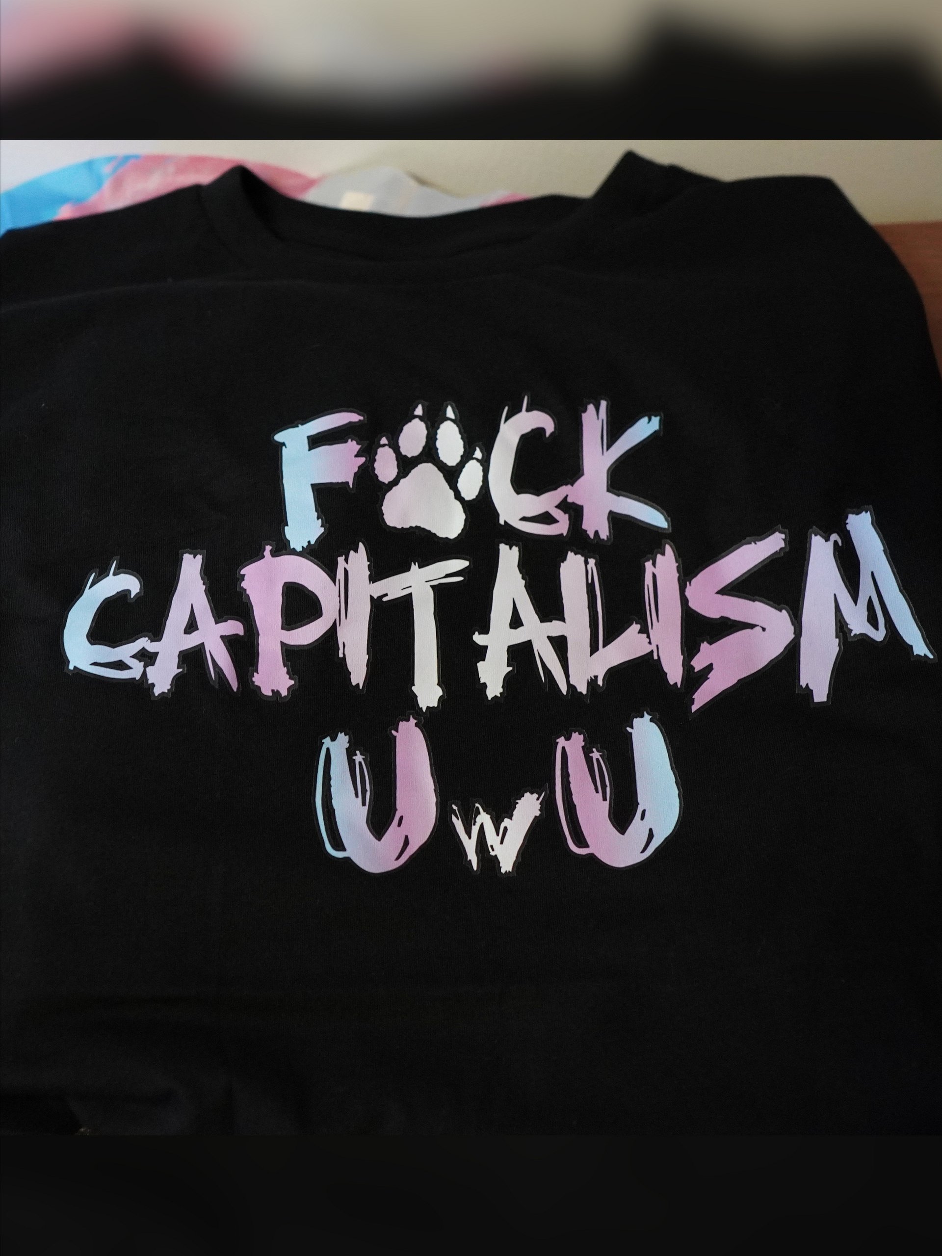 F*ck Capitalism UwU Shirt product image (2)