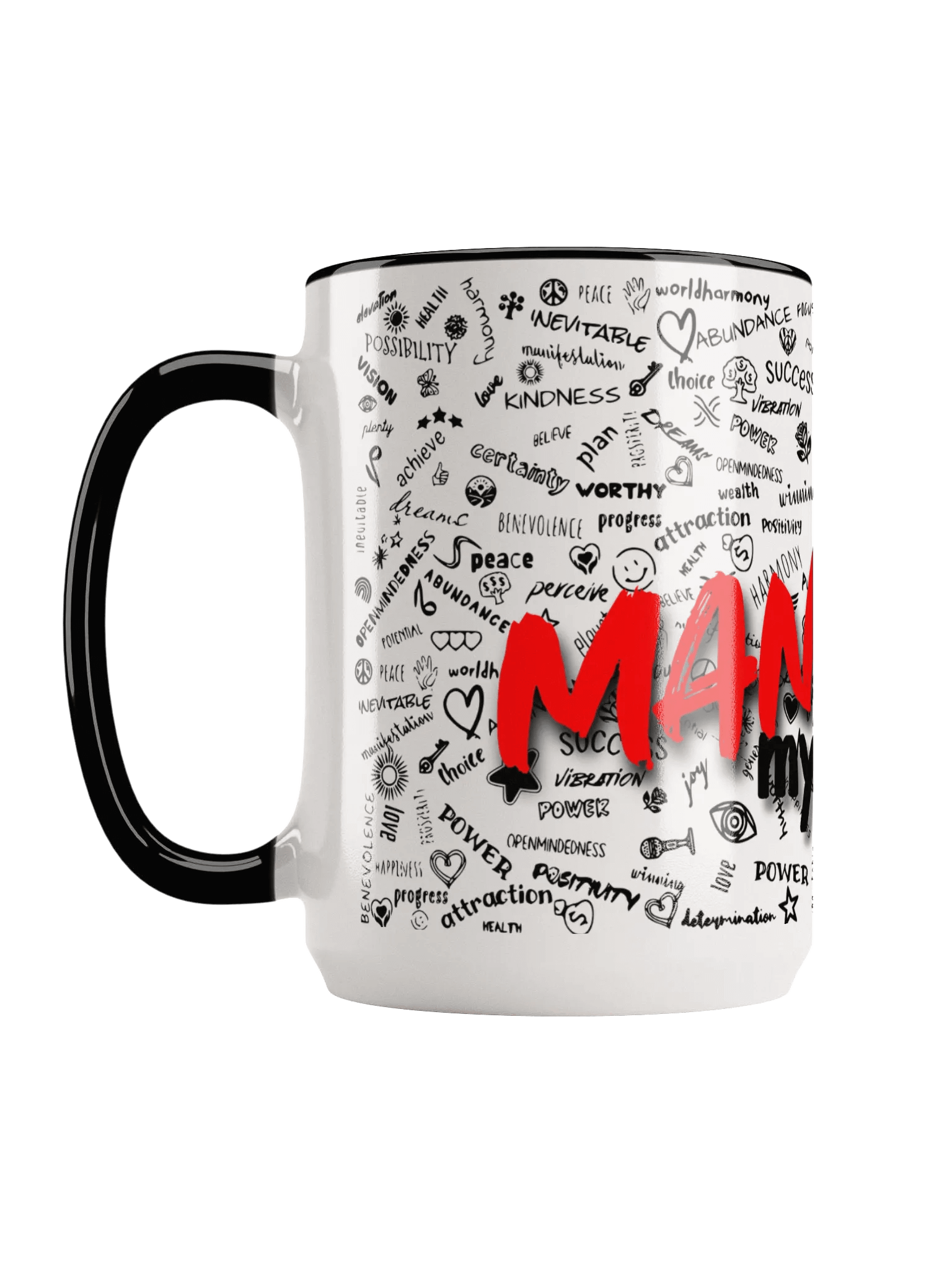 Manifest Your Reality Mug, Red product image (2)