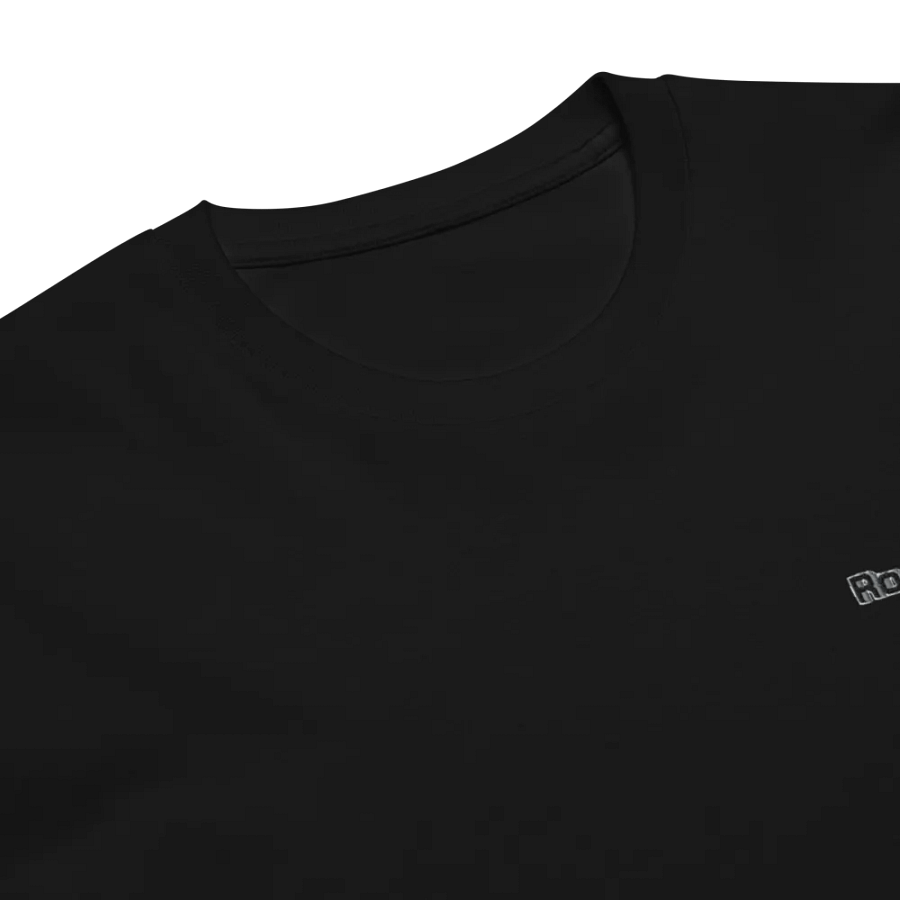 Roger - Embroidered - Unisex Premium T-Shirt - Black HApex Gear Black Logo product image (5)
