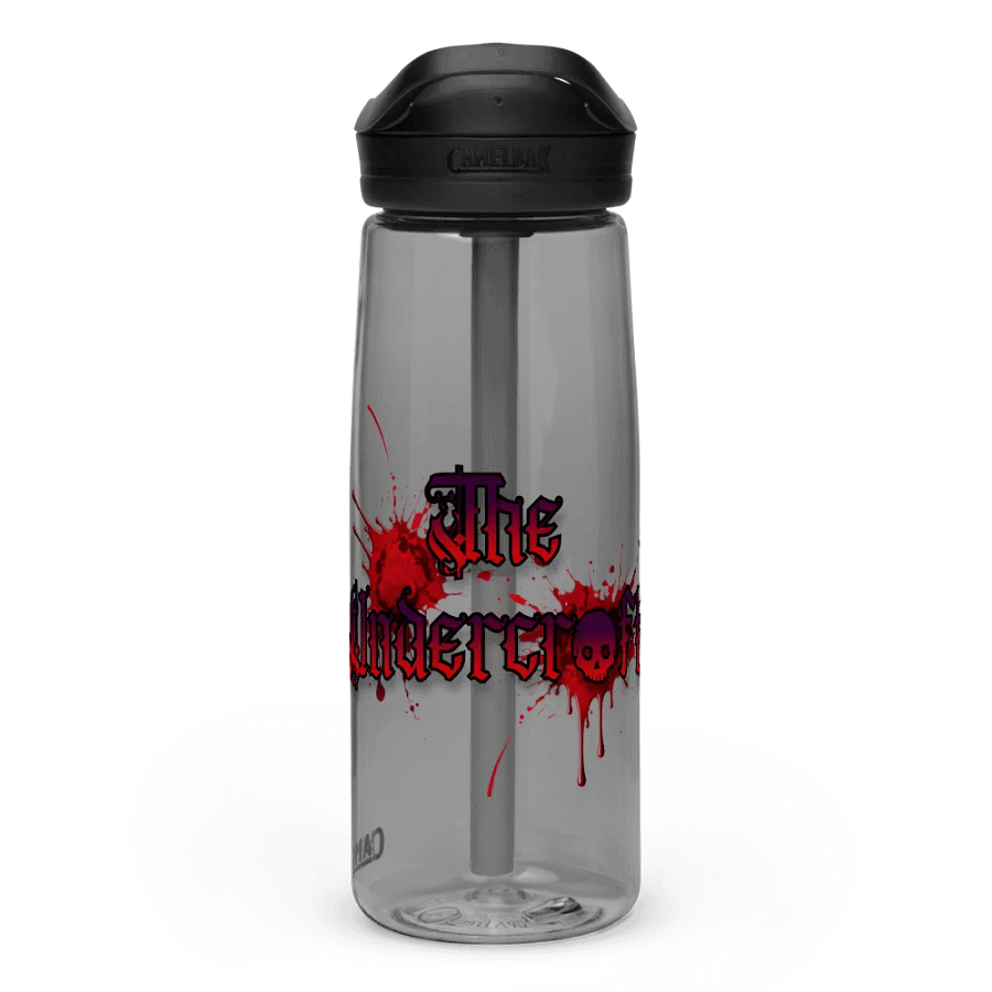 Eerie Gothic Skull Sports Water Bottle product image (3)