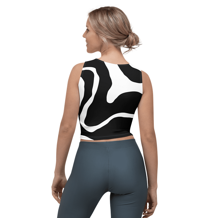 Psychedelic Swirl All-Over Crop Top product image (2)