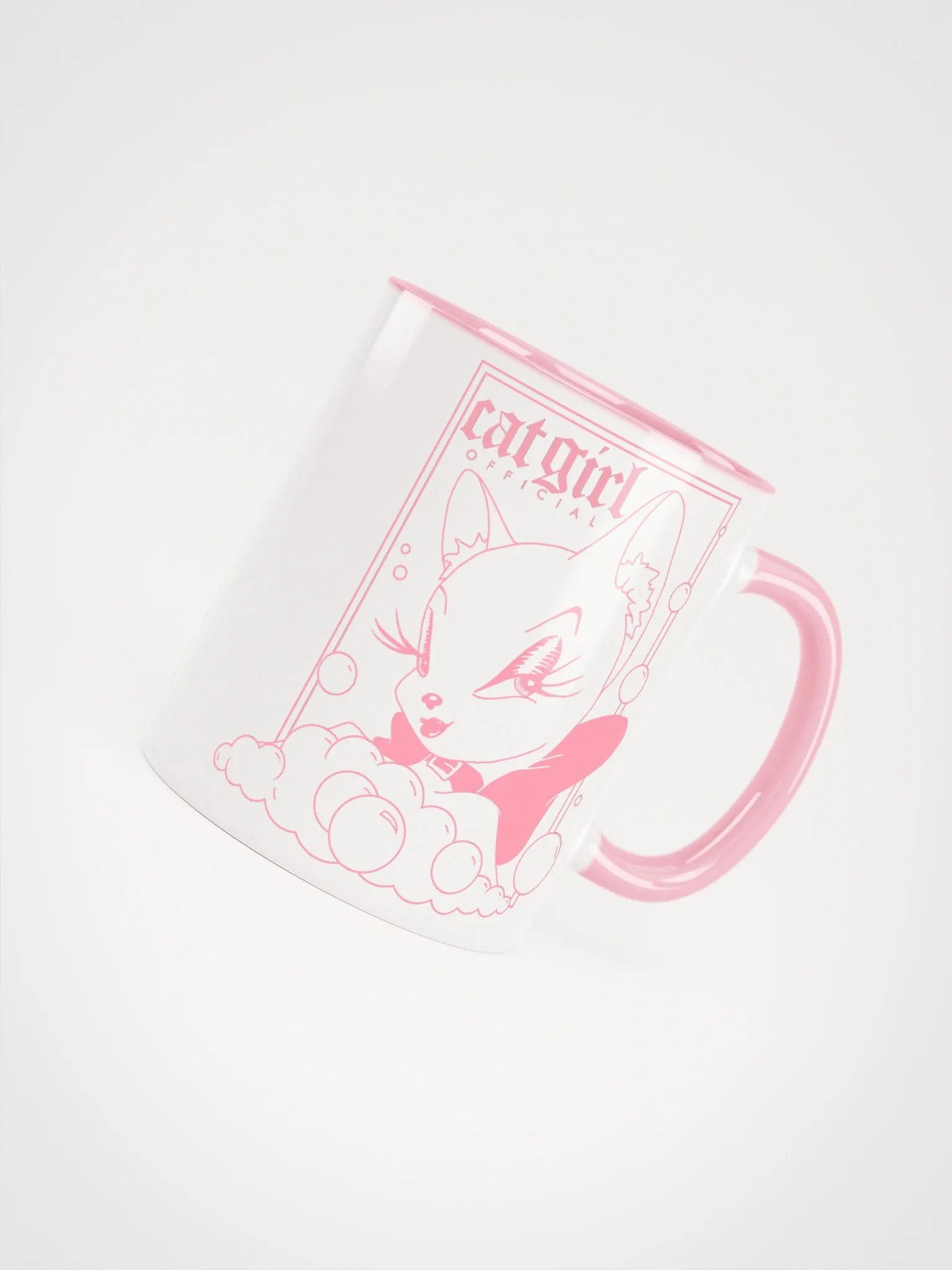 Cat Girl Bathwater Mug (PINK, Limited) product image (5)