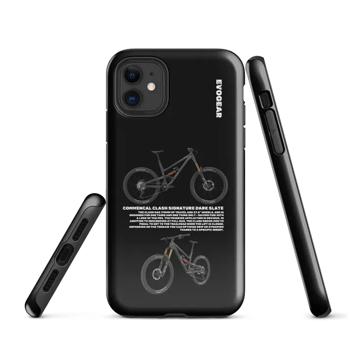 Black Clash Signature Dark Slate iPhone Case product image (1)