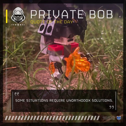 Incoming Transmission from PVT Bob - 