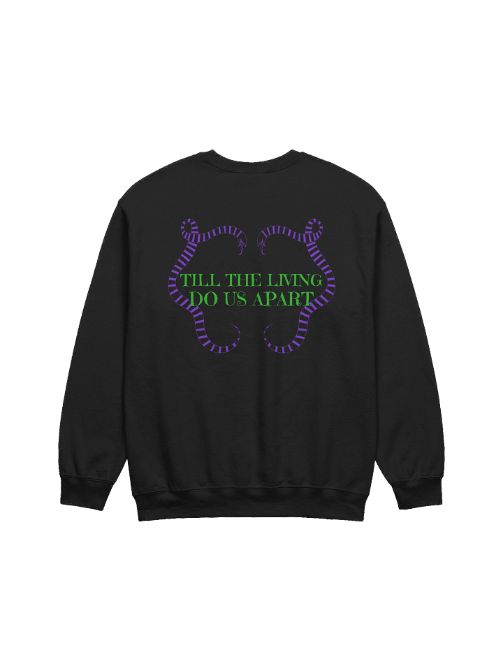 [UM Designs] Til the Living Do We Part - Unisex Graphic Sweatshirt product image (2)