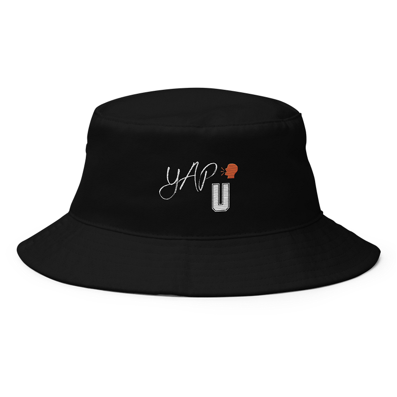 EMBROIDERED YAP U BUCKET HAT 🔥