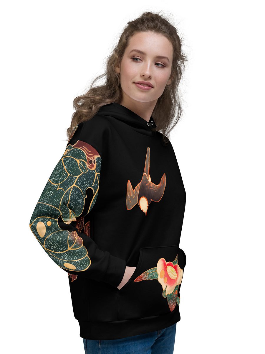 Birds All-Over Print Recycled Unisex Hoodie product image (10)