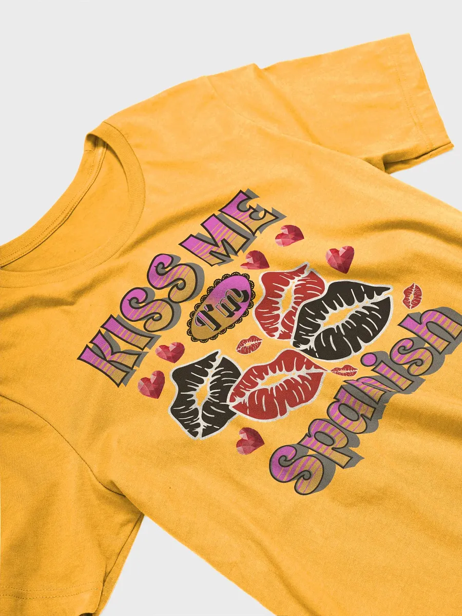 Kiss Me Im Spanish Graphic Tee product image (32)