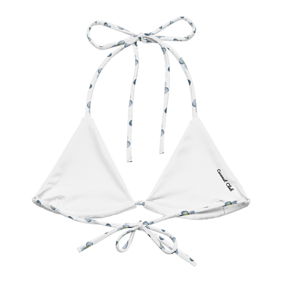 Bikini Top - Temple Flower (white) product image (1)