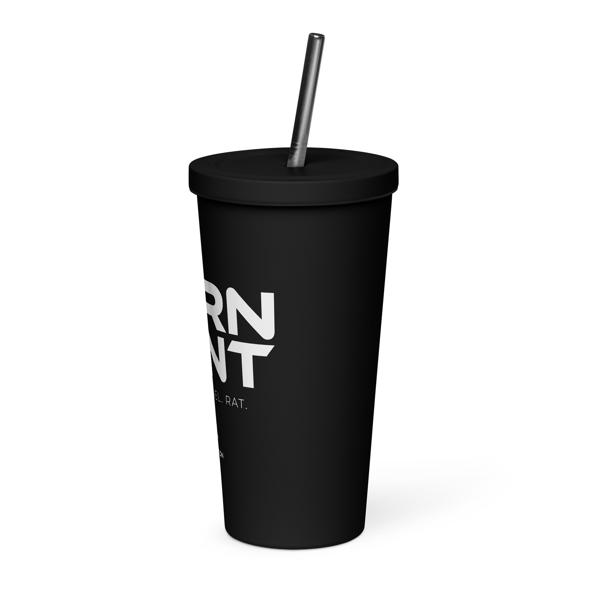Barn Hunt Tumbler with Straw product image (2)