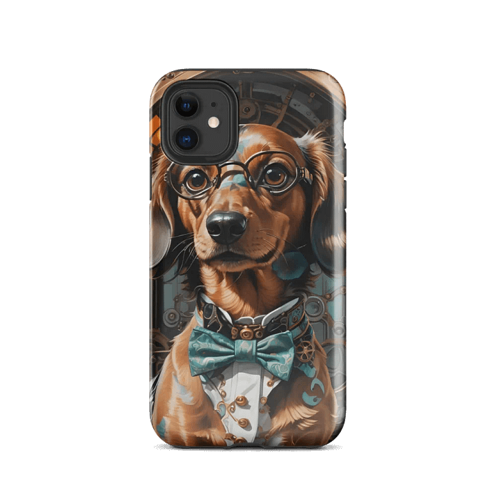Steampunk Dachshund Pup iPhone® Tough Case product image (24)