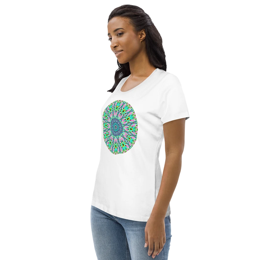 Abstract Kaleidoscope Patterned Coloured Shapes Women's T Shirt product image (3)