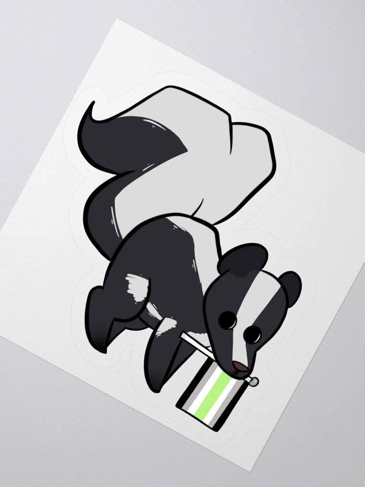 Agender Skunk Sticker product image (2)