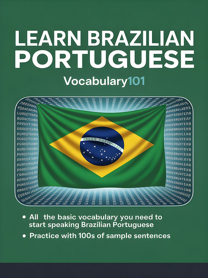 Speak Brazilian Portuguese Fast: Master 101 Must-Know Words Today product image (1)