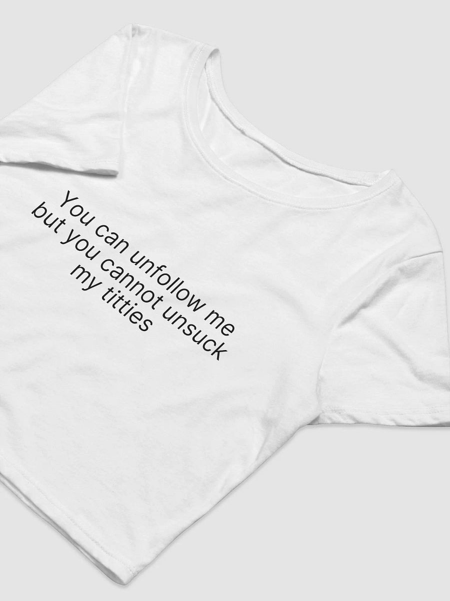 Unfollow Baby Tee product image (5)
