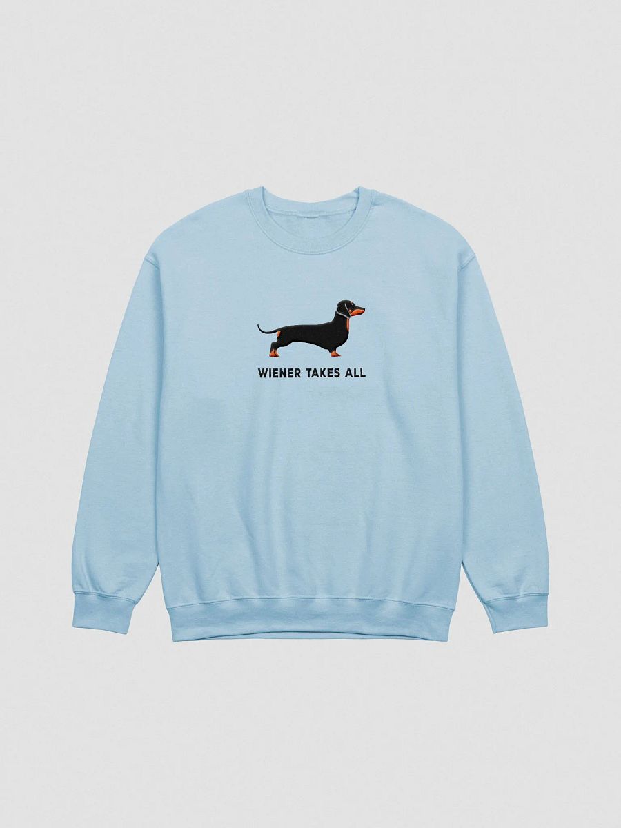 Wiener Takes All Sweatshirt (Embroidered) of a Dachshund product image (4)