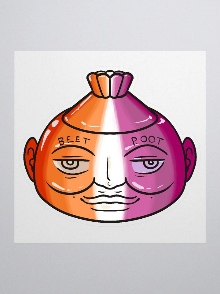 Lesbian Poot bubble free stickers product image (2)