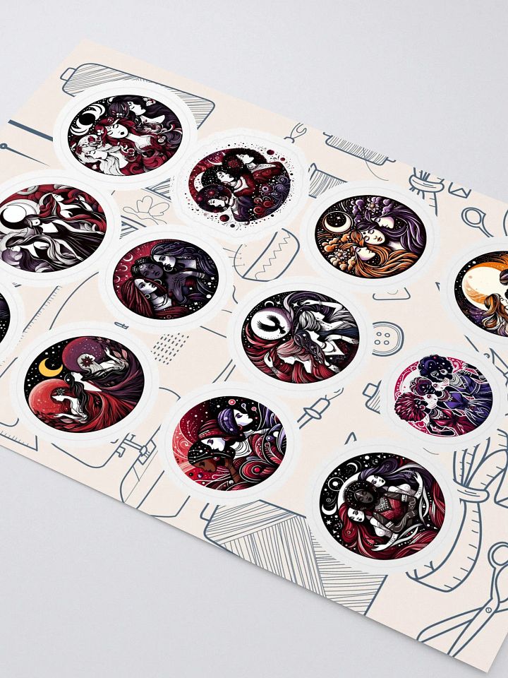 Goddess Energy Kiss Cut Decals | Sticker Sheet product image (2)