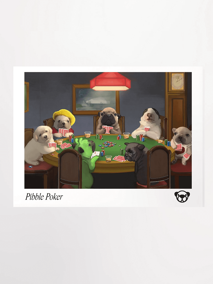 PIBBLE POKER PRINT product image (1)