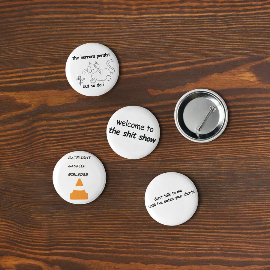 Comic Sans Collection Pin Set product image (9)