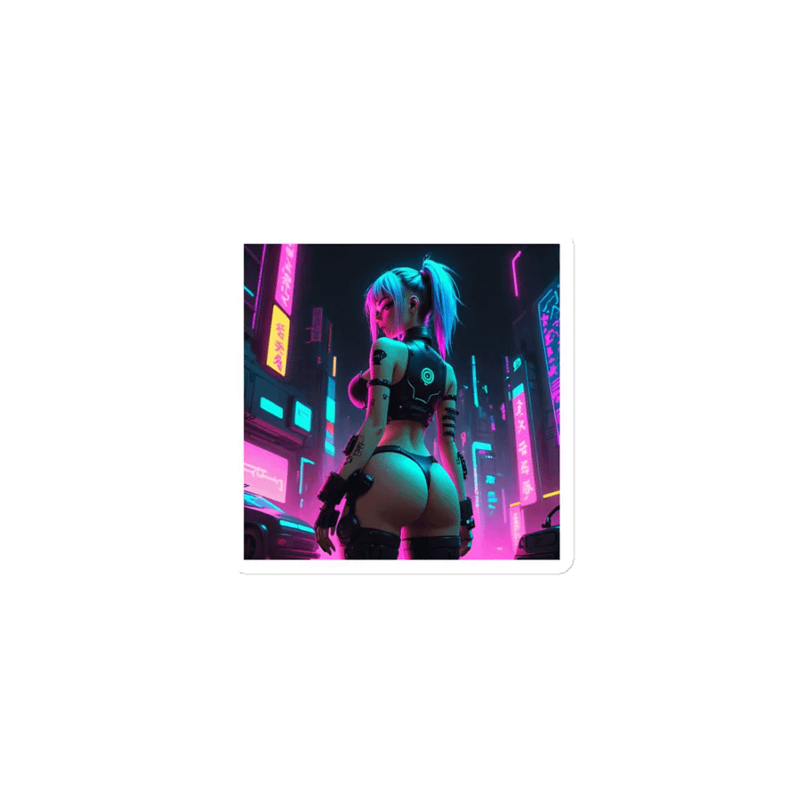 Neon Cyberpunk Magnets product image (1)