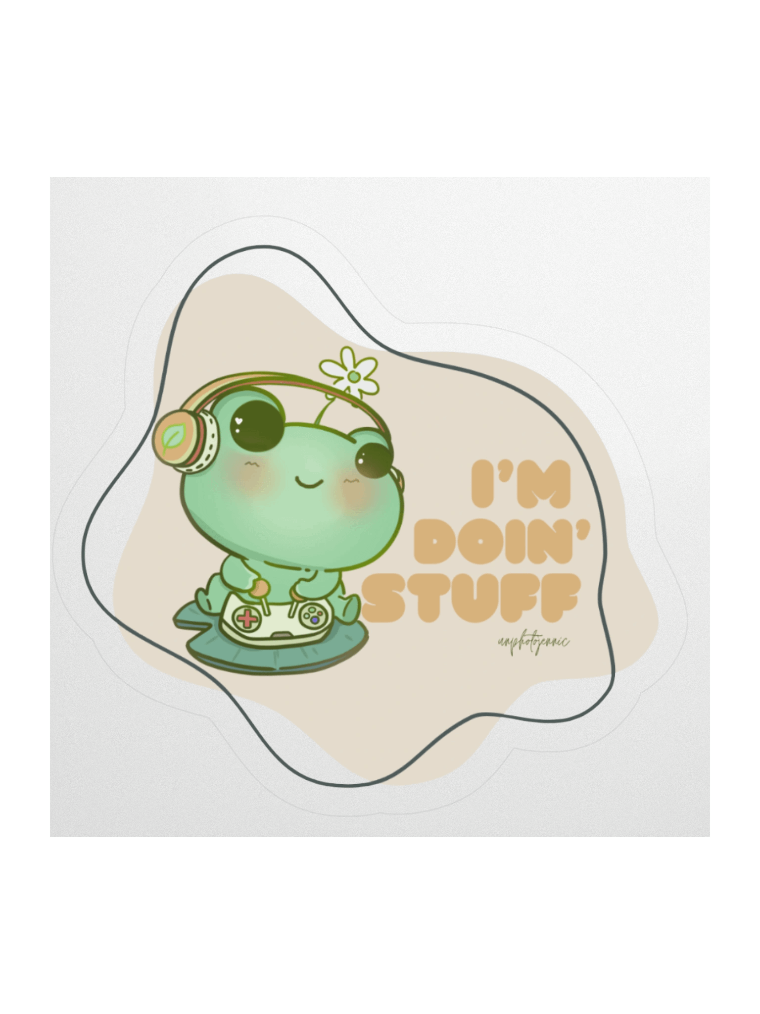 I'm Doin' Stuff Sticker product image (2)