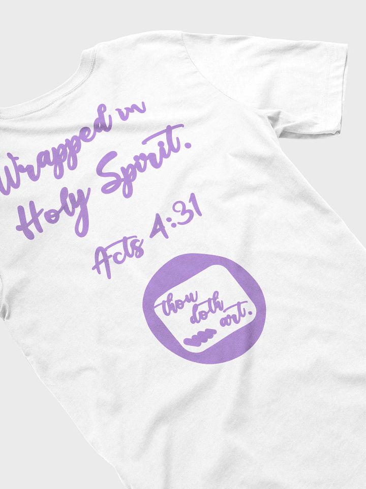 WRAPPED IN HOLY SPIRIT _ LAVENDER TEE product image (2)