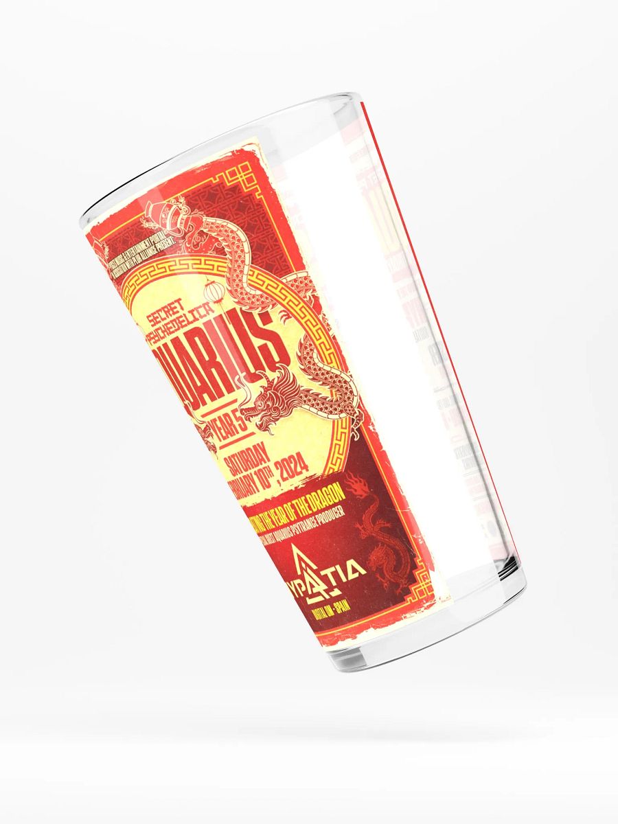 Aquarius 2024 Shaker Pint Glass product image (3)