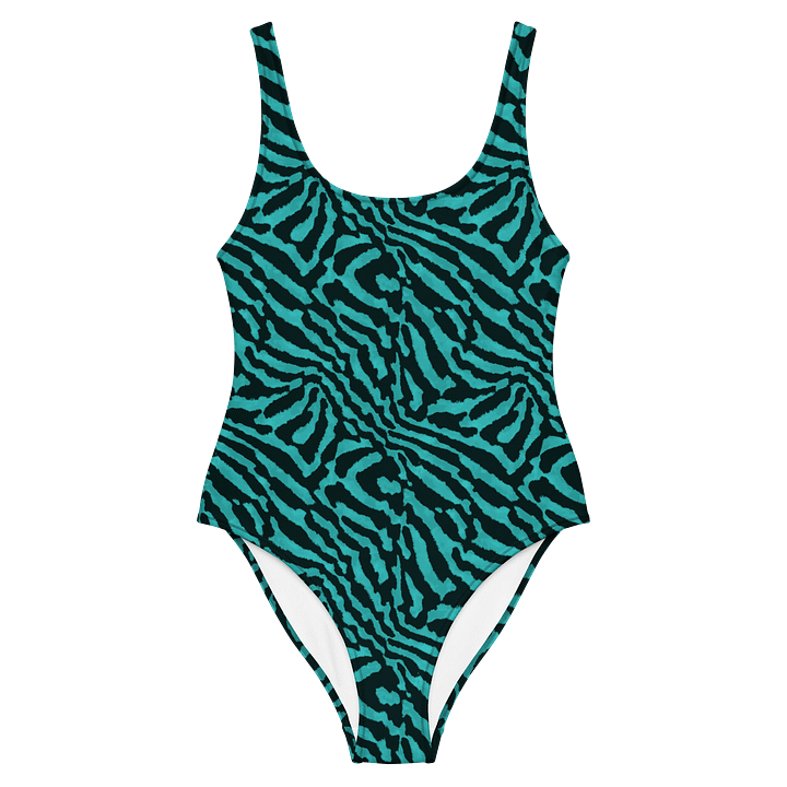 Teal Zebra Swimsuit product image (2)