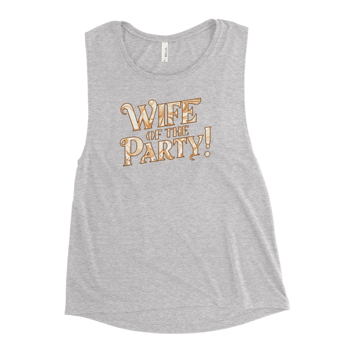 Wife of the Party flowy women's muscle tank top product image (49)