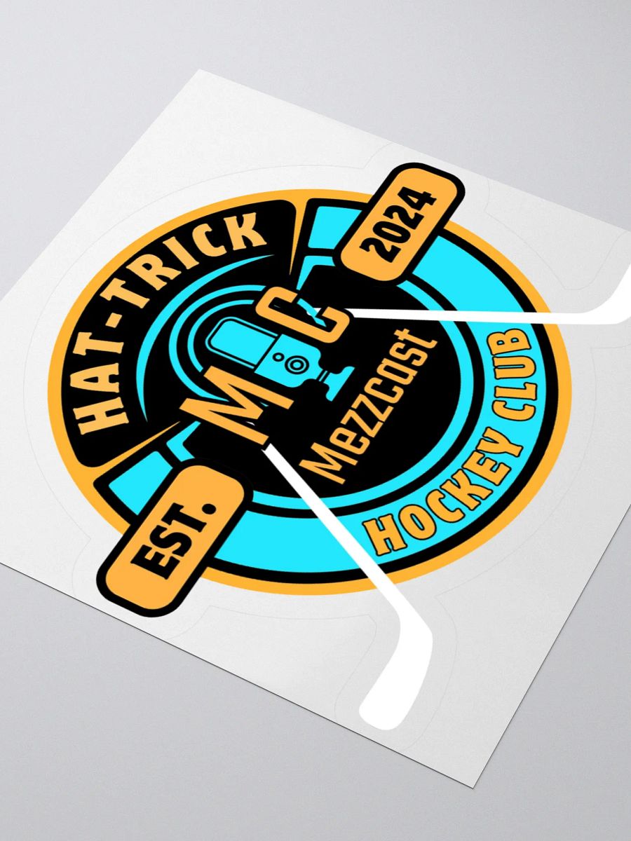Mezzcast Hat-Trick Hockey Club Sticker product image (7)