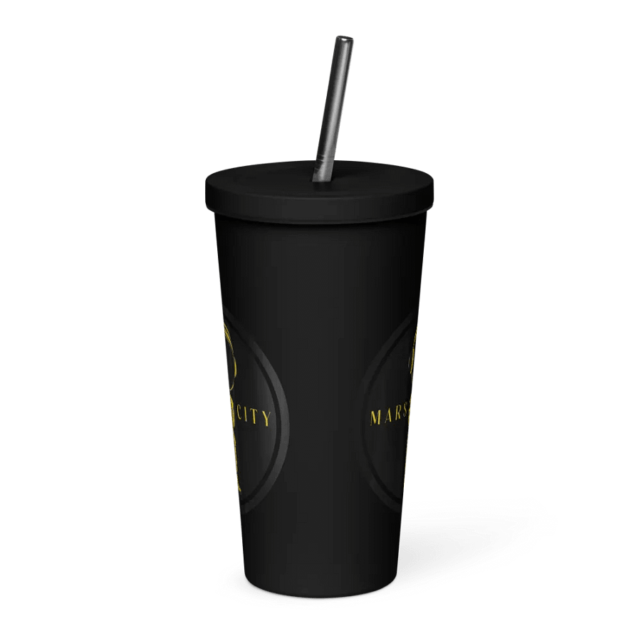 MARS CITY ALL GOLD ASTRONAUT TUMBLER product image (2)
